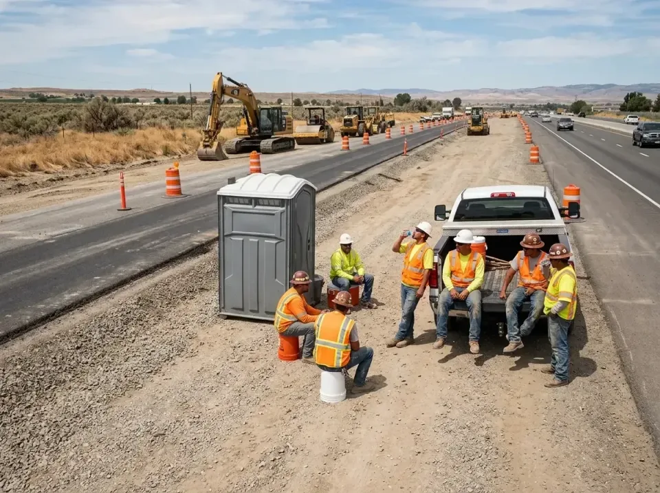 highway-road-construction-crew-007 — frequently asked questions, Porta Potty and Restroom Rentals in Verona, WI